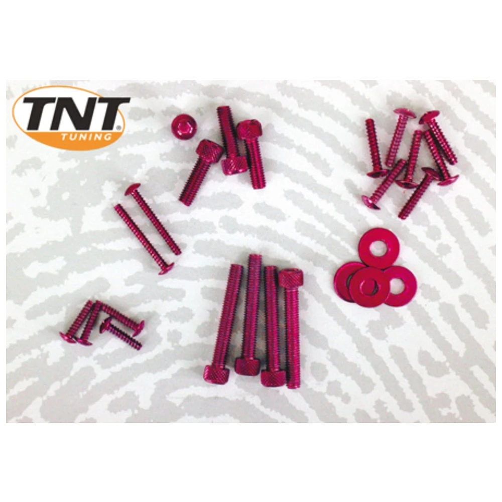 Schraubensatz TNT Piaggio Typhoon/NRG rot NETTOPREIS