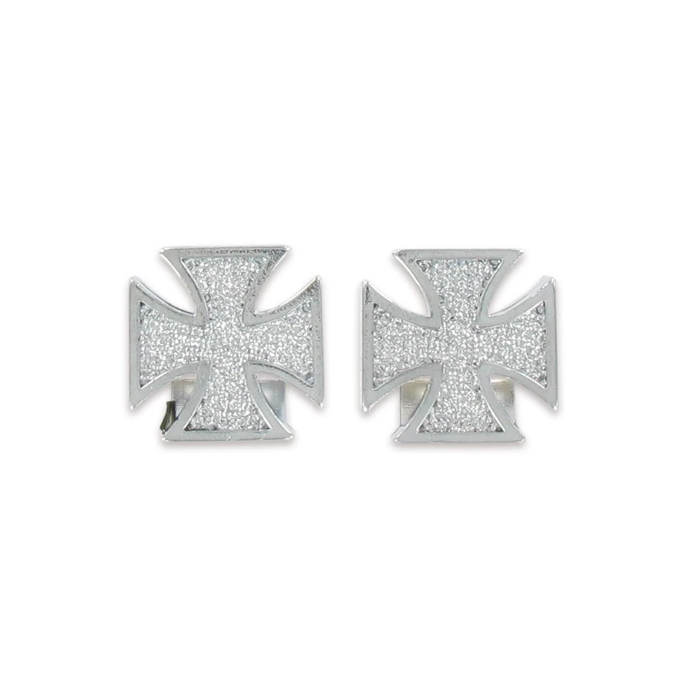 Ventildeckel Vicma Iron-Cross chrom (2 Stück)