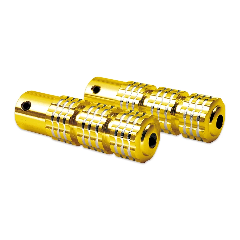 Fussraster Alu Pilot gold (zum Stecken)
