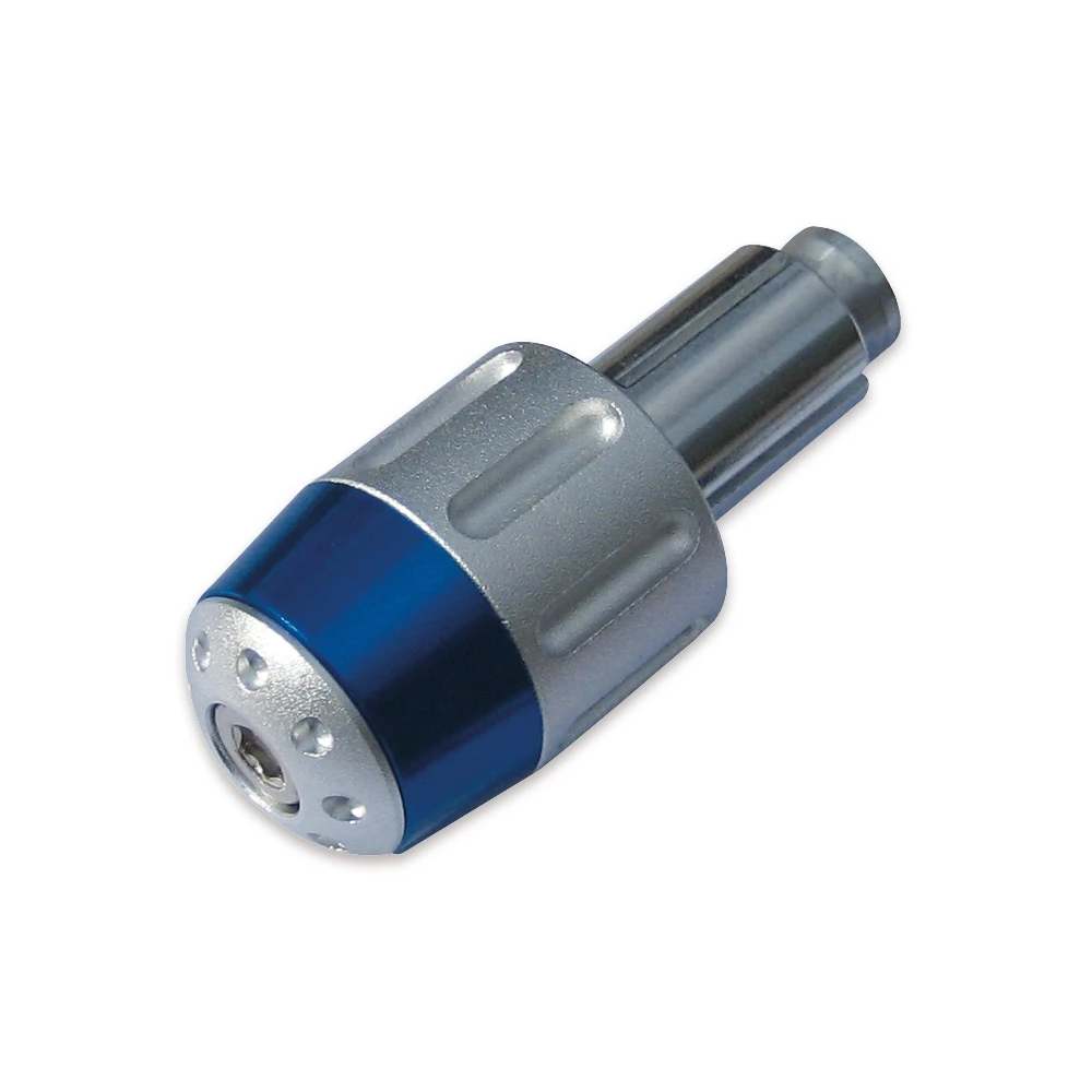 Lenkerendzapfen Guard Alu silber-blau (Paar)