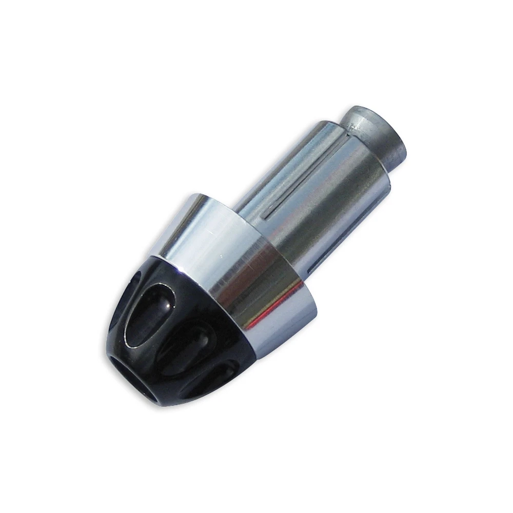 Lenkerendzapfen Rage Alu schwarz-silber (2 Stück)