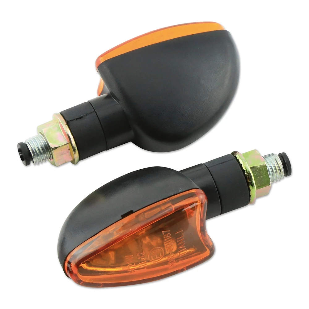 Blinker SHIN YO ARROW kurz, schwarz/orange E-Hom