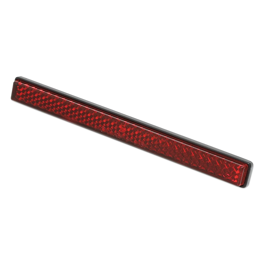 Rückstrahler SHIN YO rechteckig 123x12.5mm rot, z. kleben E-Hom