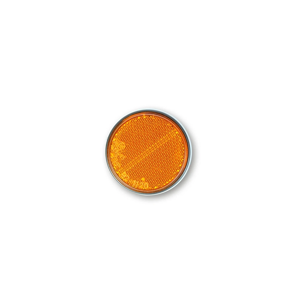 Rückstrahler SHIN YO rund Ø60mm orange, zum kleben E-Hom