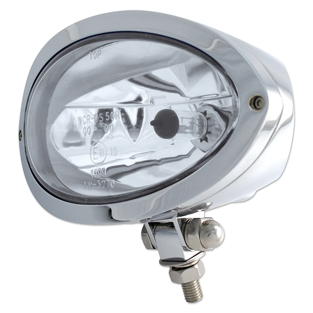 Scheinwerfer HIGHSIDER IOWA 175mm, chrom, transparent E-Hom