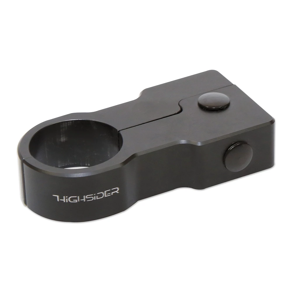 Halter HIGHSIDER CNC RS2 Alu, für Ø 28/27/22/20mm, schwarz