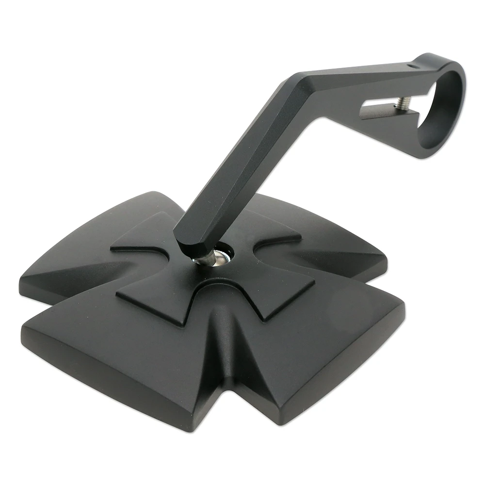 Lenkerendspiegel HIGHSIDER IRON CROSS schwarz E-Hom