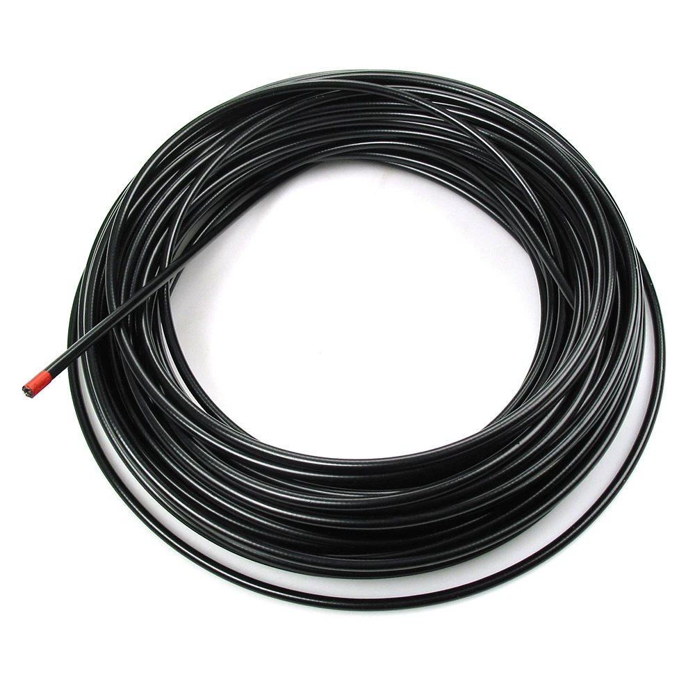Kabelhülle (Rolle à 50 Meter / Ø 2.5x5.8mm) STABILE AUSFÜHRUNG in Schwarz