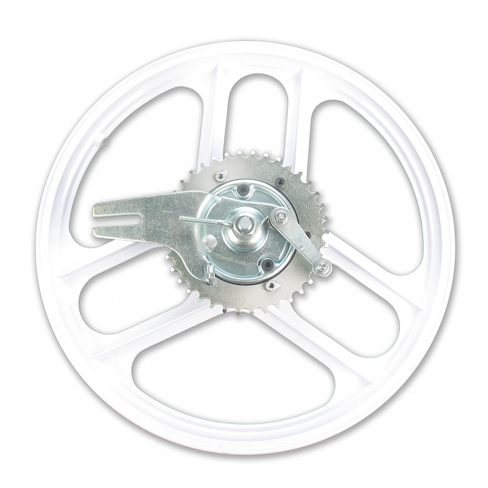 Rad hinten weiss (Guss) Cilo Cross Automat (16 Zoll, 42 Zähne)