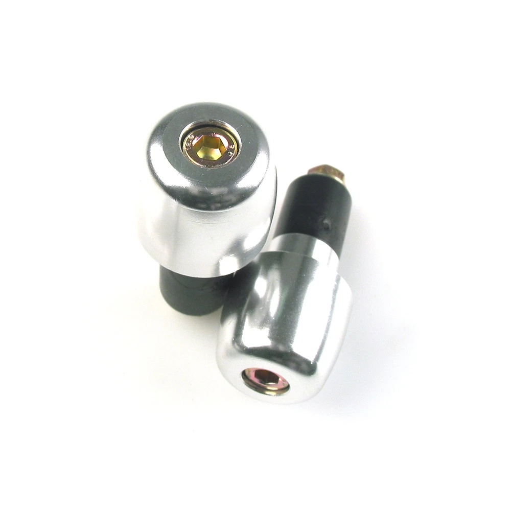 Lenkerendzapfen (rund-konisch) Buzzetti aus Alu in SILBER (Ø 27.7 x 25.4mm