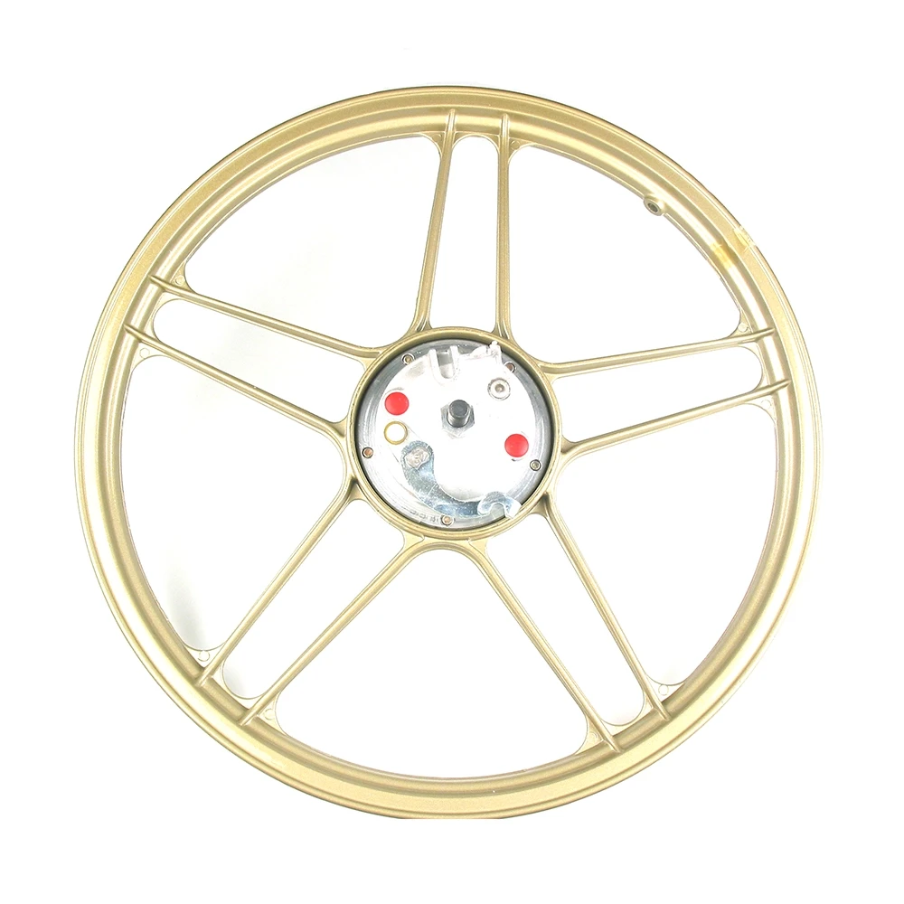 Rad Vorne Maxi S/N komplett (ohne Tachoantrieb) Gold