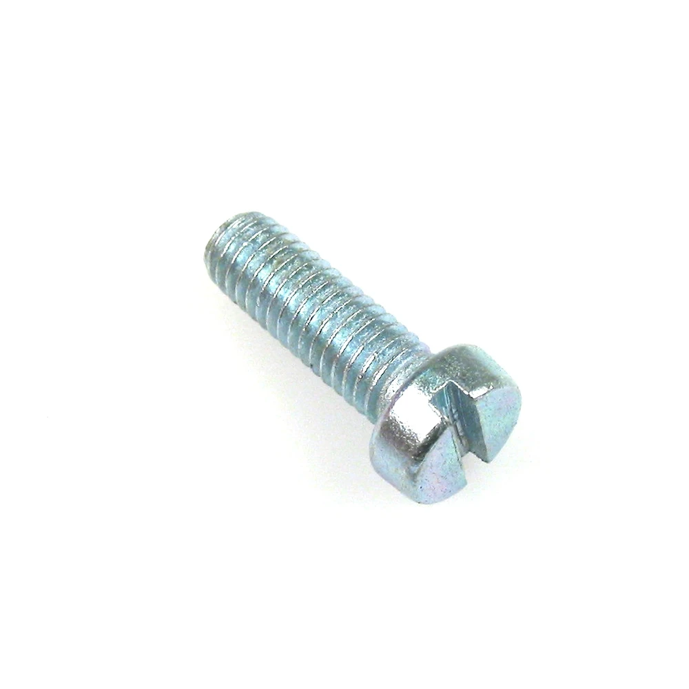 Zylinderschraube mit Schlitz M 6/1 x H 3.9 x L 18 (DIN 84) verzinkt-blau
