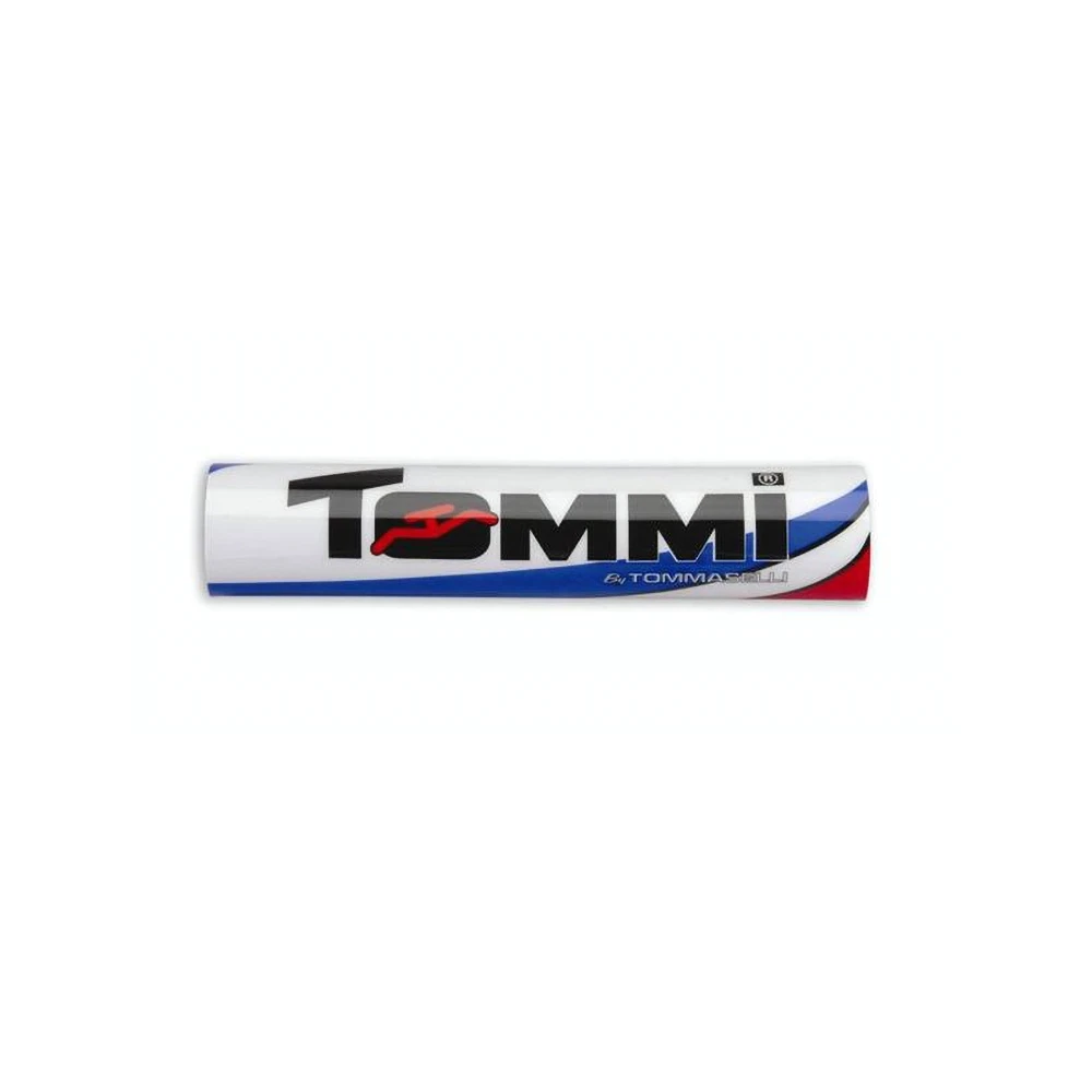 Lenkerschoner Domino TOMMI Ø 50/11 x 240mm in weiss/blau/rot