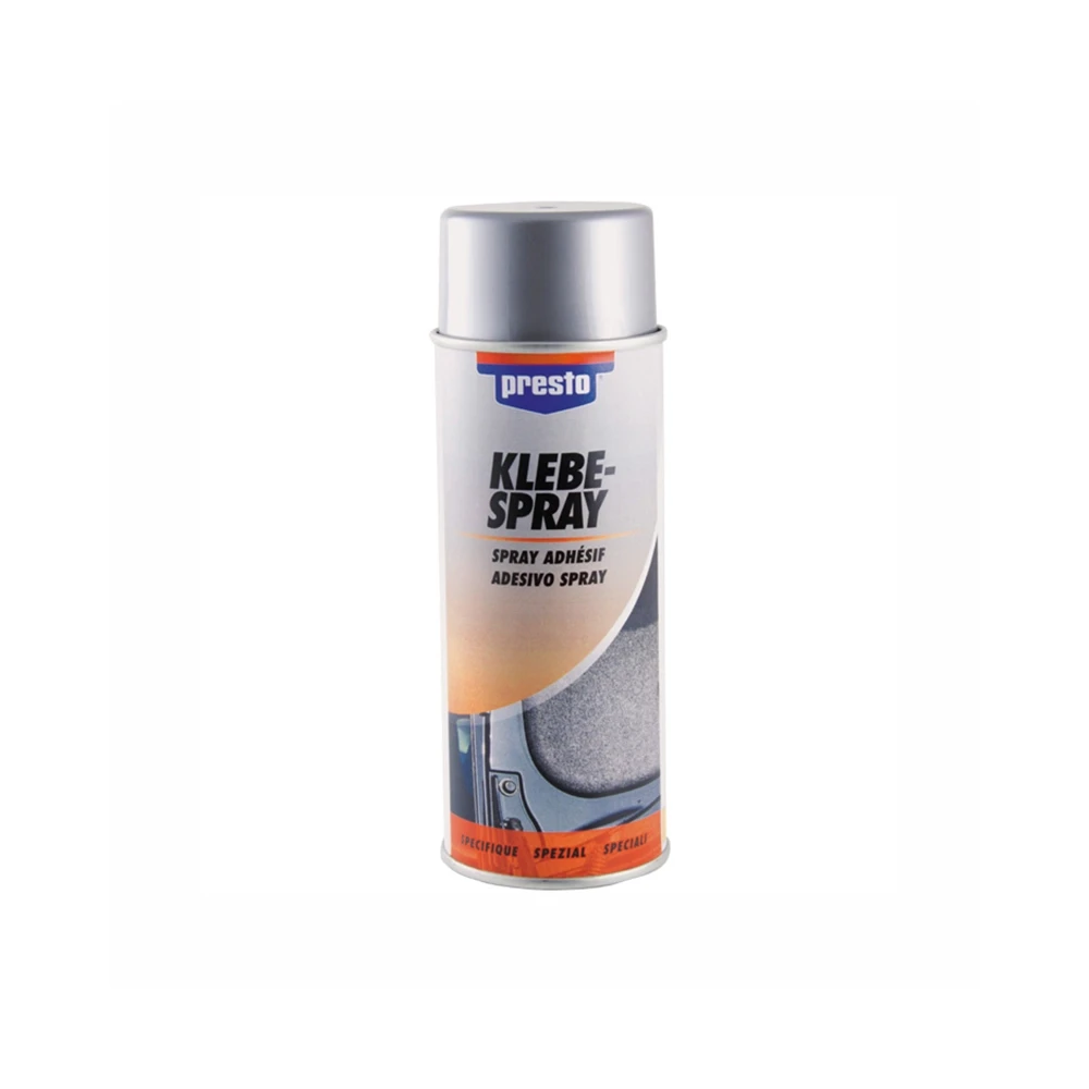 Klebespray PRESTO für dauerhafte oder temporäre Haftung von Papier, Karton