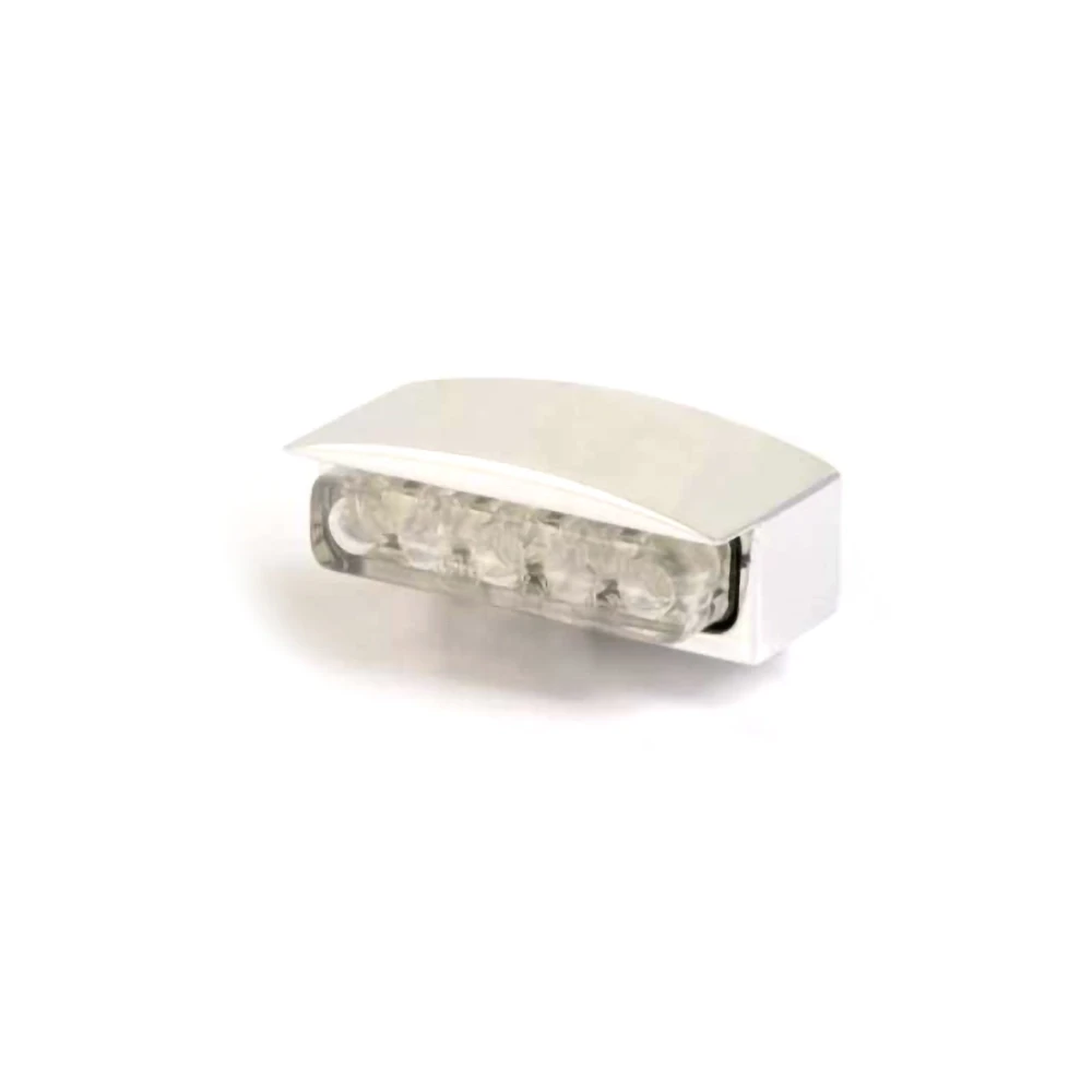 Kennzeichenbeleuchtung CT MINI LED aus ALU in SILBER (43x16x22.7mm) (E-Hom