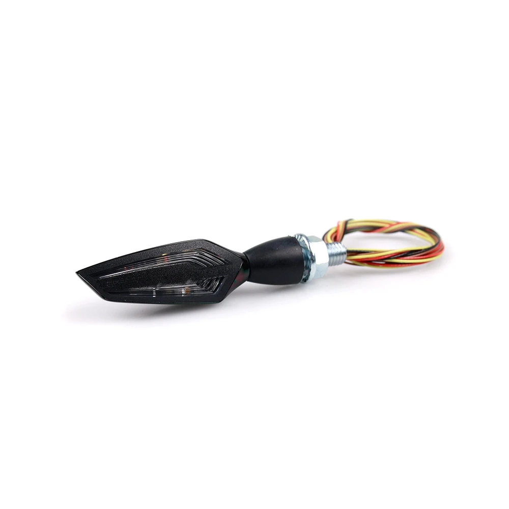 Blinker motogadget (1 Stück) m-BLAZE Edge mit LED in SCHWARZ Blink., Brems