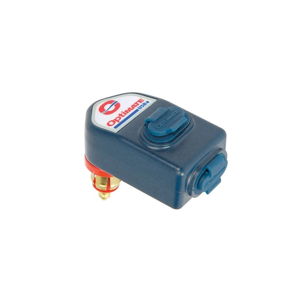 Ladegerät tecMATE DUAL USB universal 3300mA, Anschluss an Ø 21mm MOTORRAD-