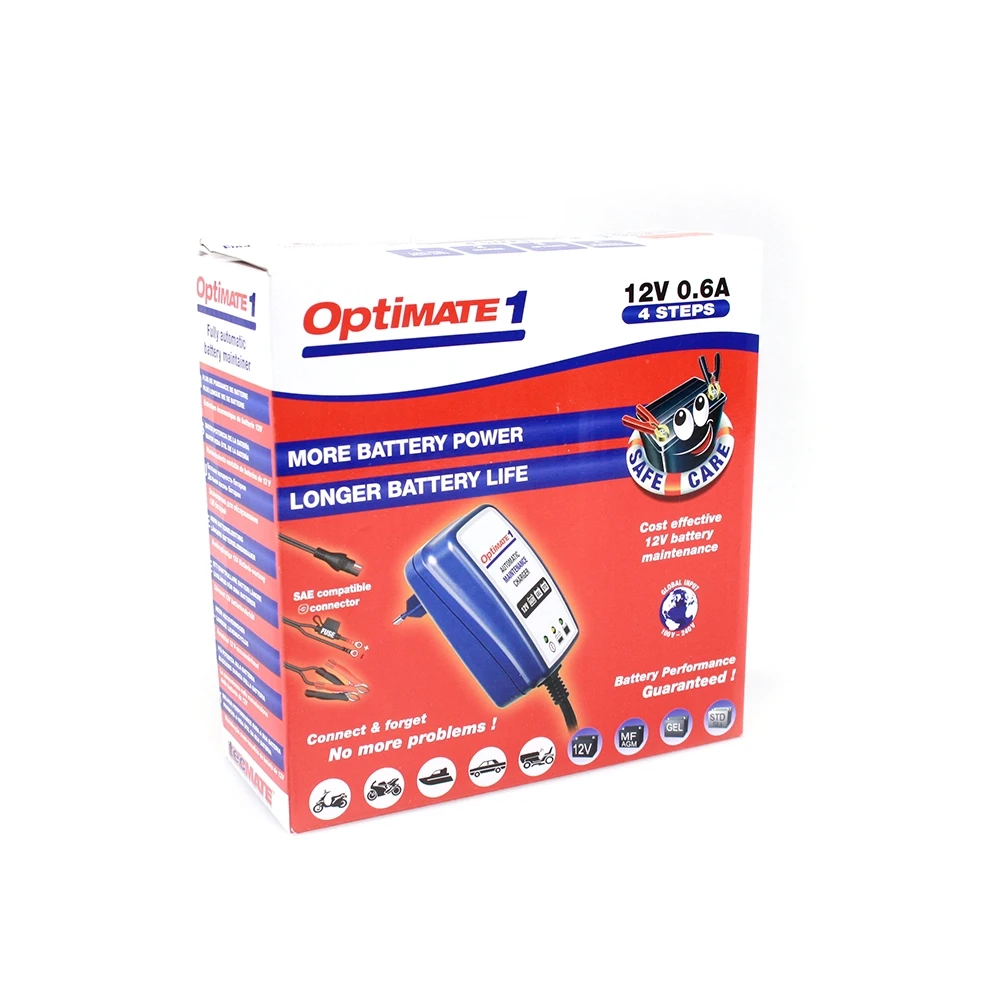 Batterieladegerät tecMATE OPTIMATE 1 24-7-365 Wartungsladung 12V/0.6A 2-30Ah TM4