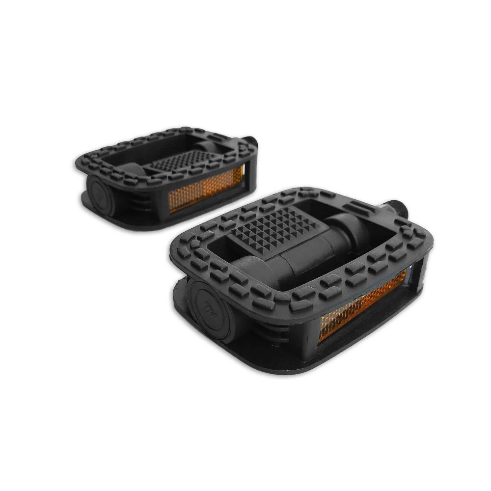 Pedalen LYNX (Paar) ANTI-SLIP UNIVERSAL in Schwarz für Mofa's (Bye Bike)
