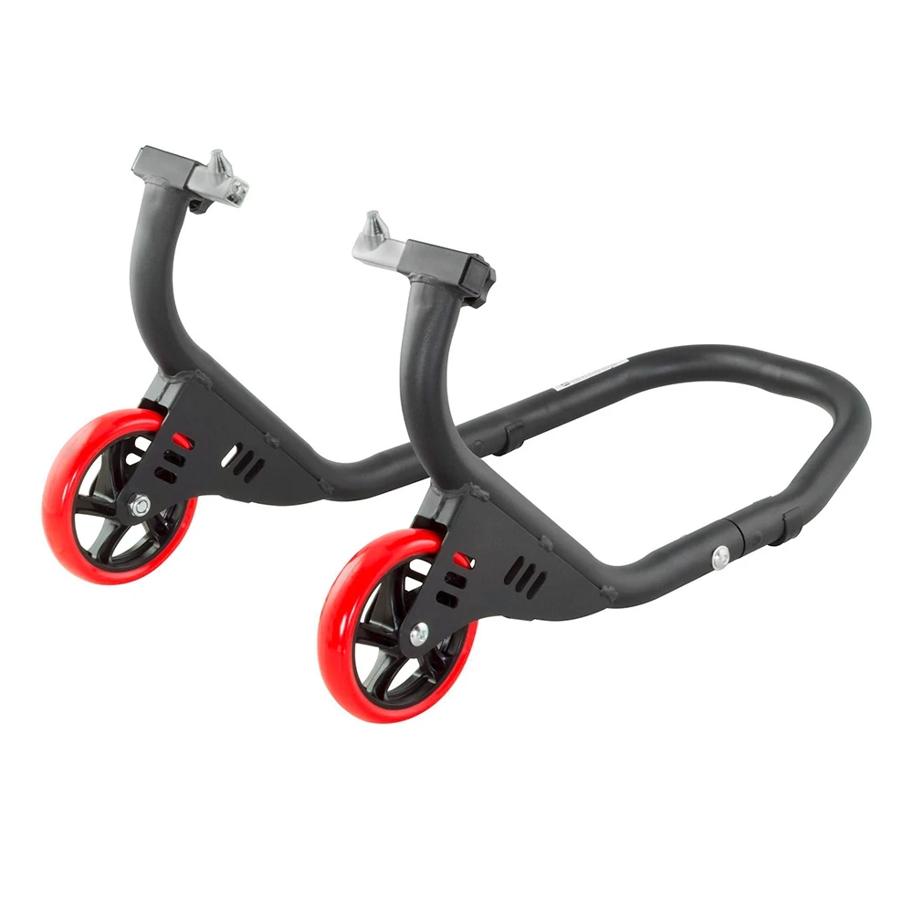 Motorradständer BIKETEK VORNE BIG WHEEL Stahl SCHWARZ (inkl. Adapter)