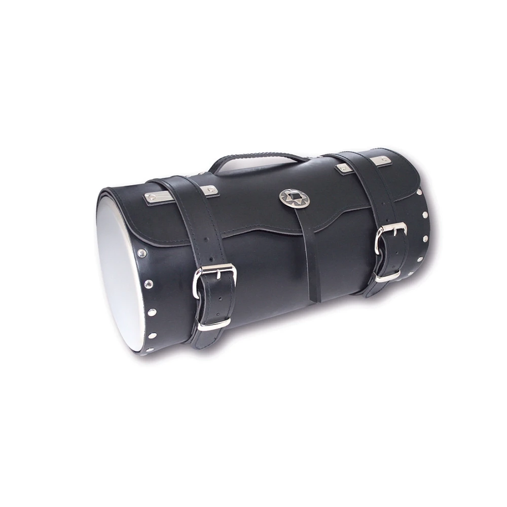 Werkzeugrolle NN PRODUCTS in SCHWARZ aus Rindleder mit Chromdeckel und Con
