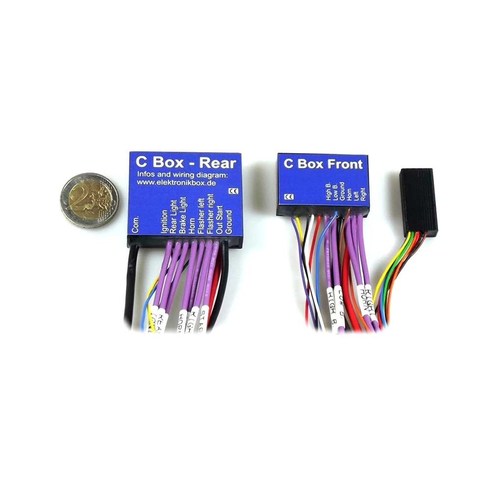 Elektronikbox Axel Joost VERSION C mit 2x Lenkeradapter
