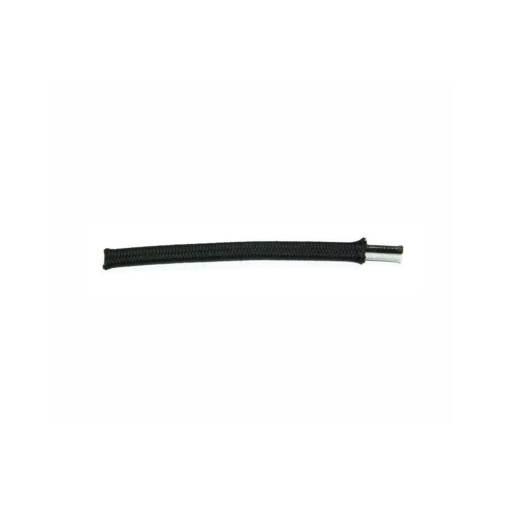 Stromkabel NN PRODUCTS RETRO 2x1.5mm² x 1m mit TEXTILGEWEBE in SCHWARZ - L