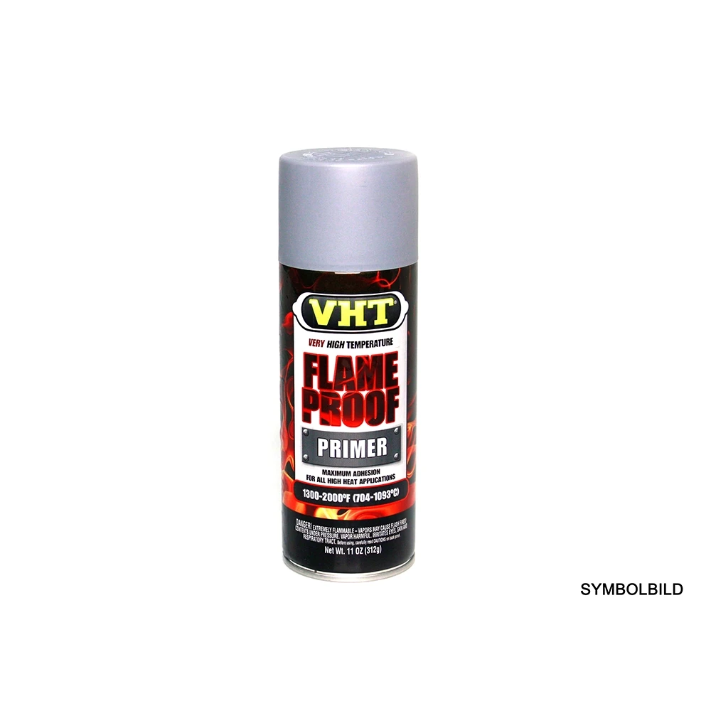 Grundierungsspray VHT FLAMEPROOF für Auspuff in HELLGRAU MATT 704°-1093°C