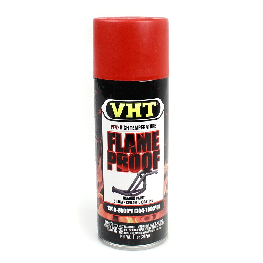 Farbspray VHT FLAMEPROOF für Auspuff in ROT MATT 704°-1093°C (310 ml)