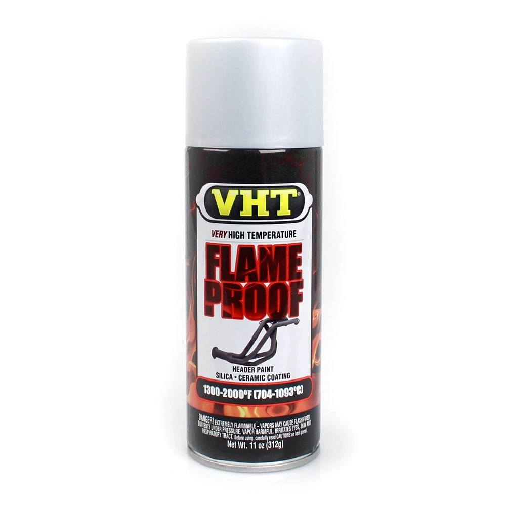 Farbspray VHT FLAMEPROOF CAST ALU für Auspuff in SILBER/ALU MATT 704°-109