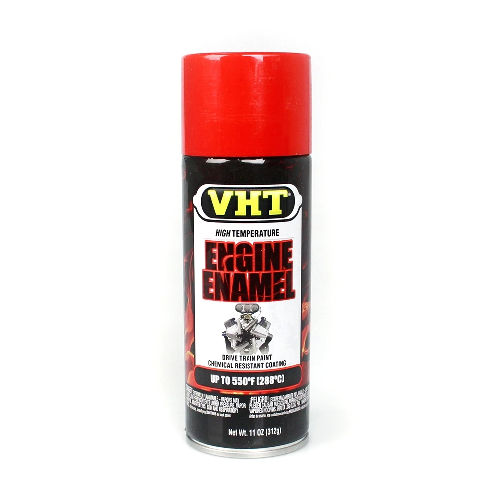 Farbspray VHT ENGINE ENAMEL für Motor/Getriebe in ROT GLANZ bis 287°C (40