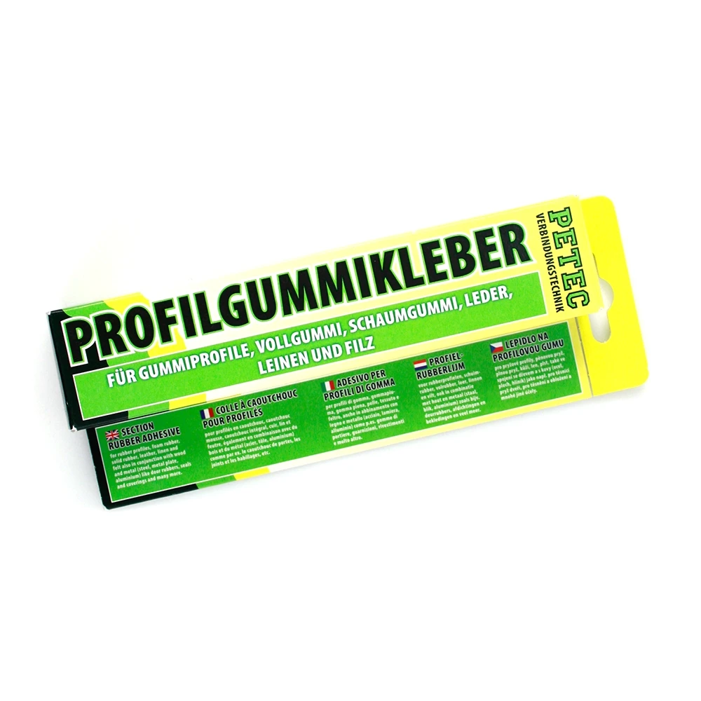 Kleber PETEC PROFILGUMMI Gummi / Schaumstoff / Leder / Leinen / Filz/PVC (70gr)