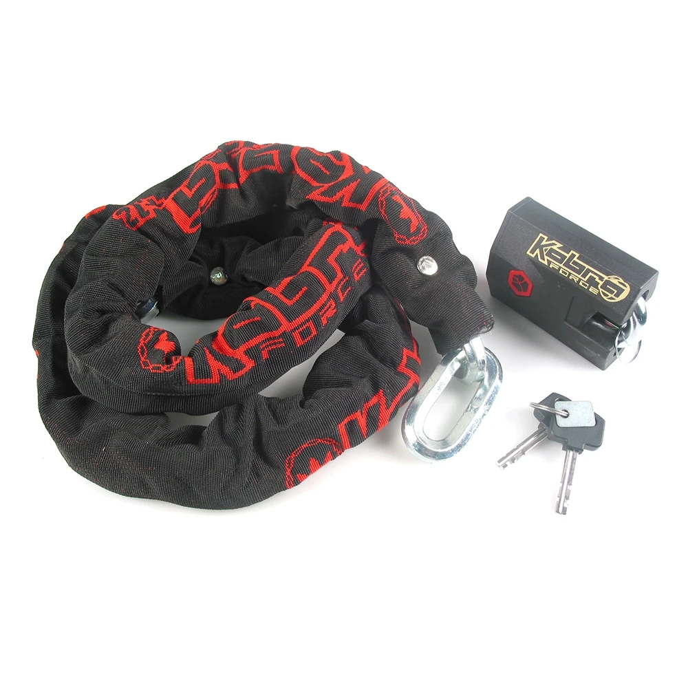 Kettenschloss XBIKE KOBRA FORCE mit gepanzertem KONIG -Schloss (40 x 40 x