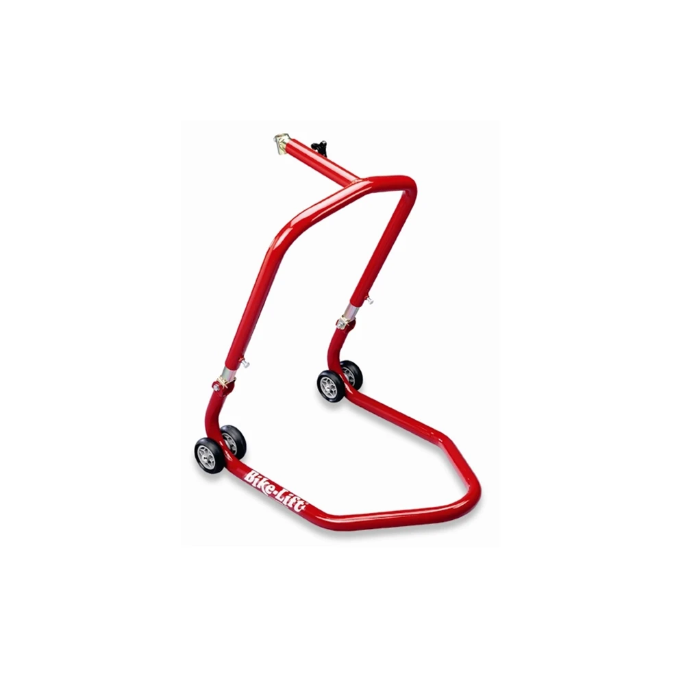 Motorradständer (FS-11) komplett BIKE-LIFT VORNE in ROT inkl. 6 Adapter Bo