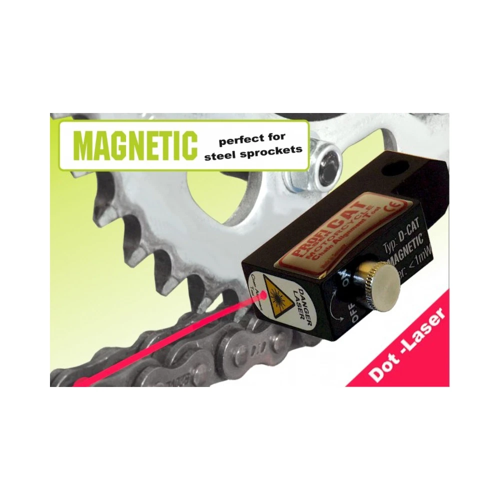 Kettenfluchttester Profi Products CAT-DOT-MAGNET Laserpointer Ausrichtung Kette