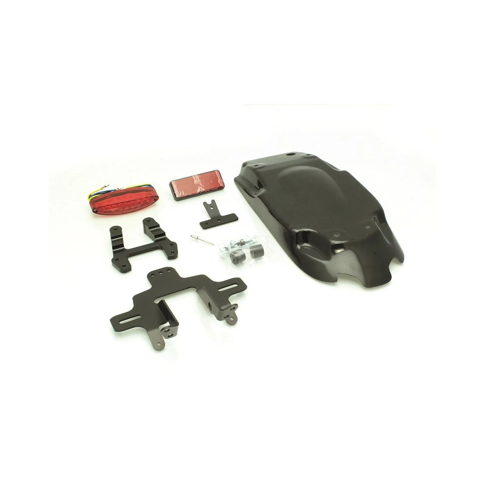 Kennzeichenhalter ACCESS DESIGN CAFE RACER in SCHWARZ mit LED- Kennzeichen
