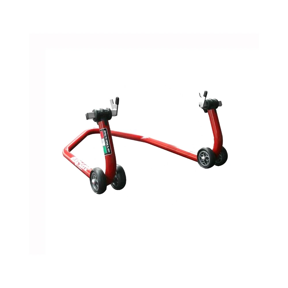 Motorradständer (RS-17/KL) BIKE-LIFT HINTEN aus Stahl in ROT (inkl. V- Ada