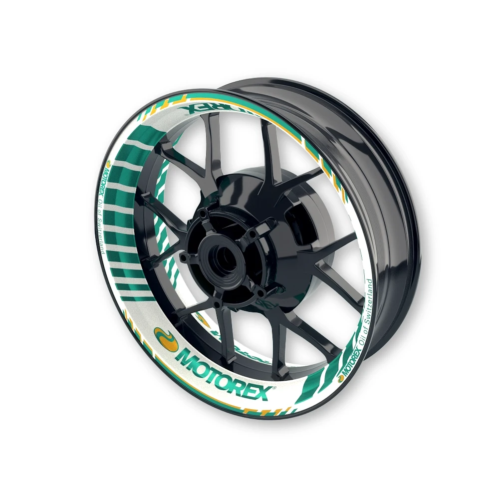 Wheelsticker TECH PREMIUM - MOTOREX wie Abbildung (beidseitig/vorne