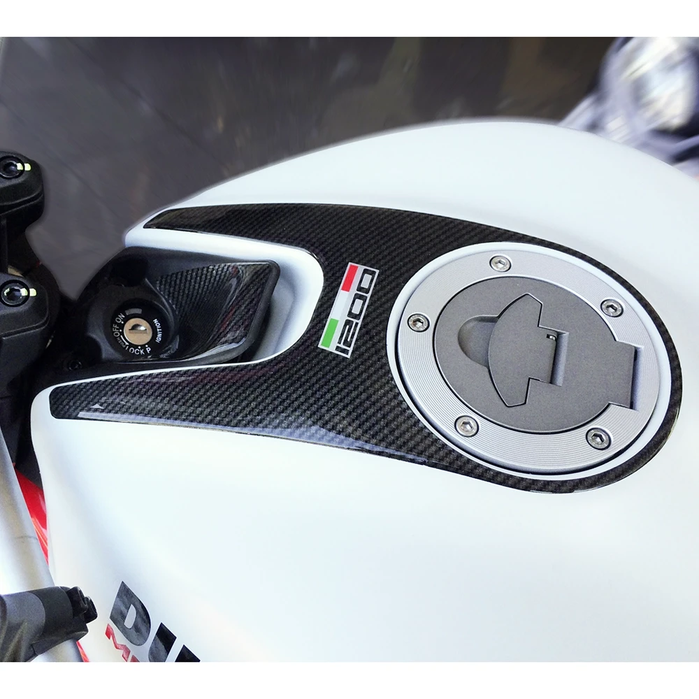 Tanktop- Protektor PRINT in carbon-look zu Ducati