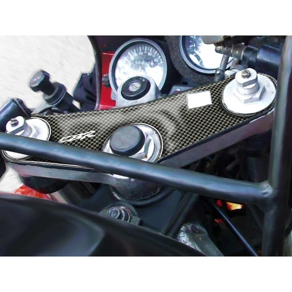 Gabelbrücken- Protektor PRINT in carbon-look zu Honda