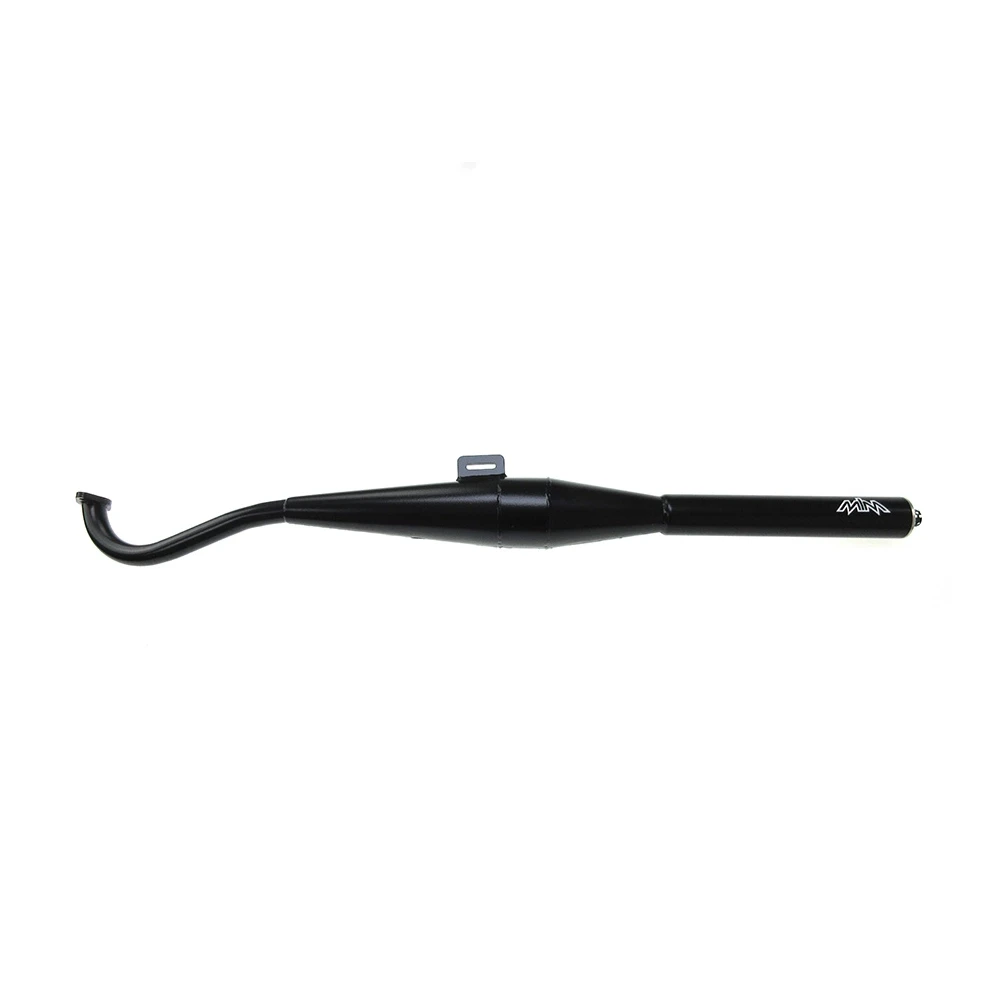 Auspuff MLM FLAT PORT PEOPLE in schwarz zu Puch Maxi N/S