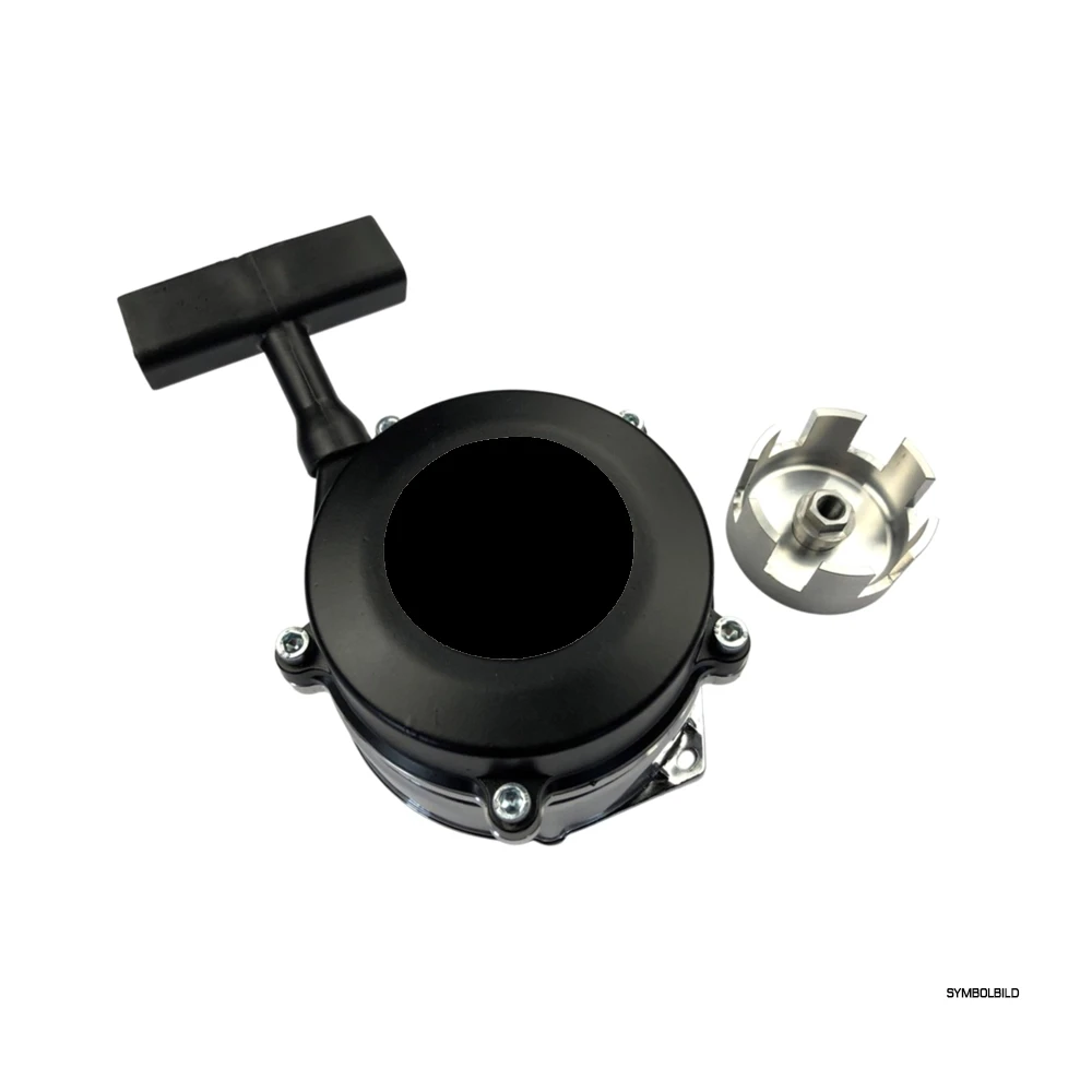 Seilzugstarter für HPI 2-TEN- Zündung, in schwarz zu Puch E50- Motor