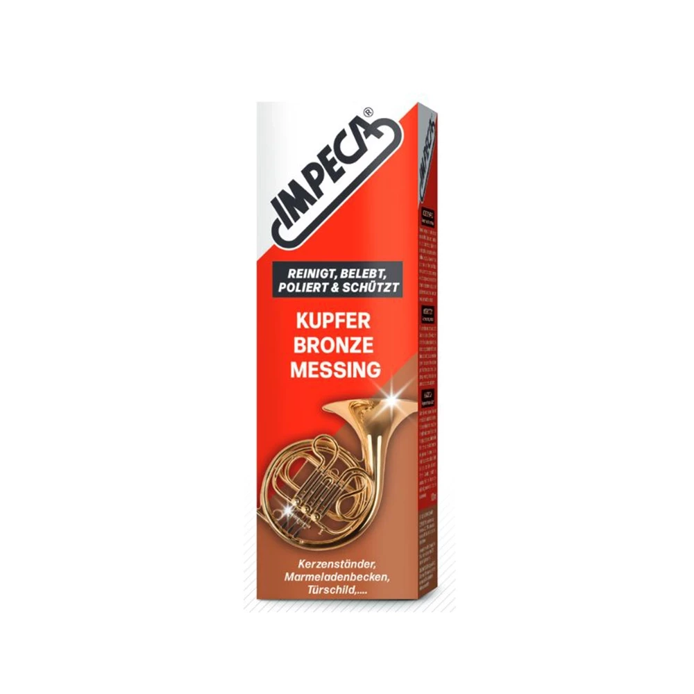 Metallpolierpaste IMPECA® KUPFER MESSING BRONZE reinigt poliert schützt 100g
