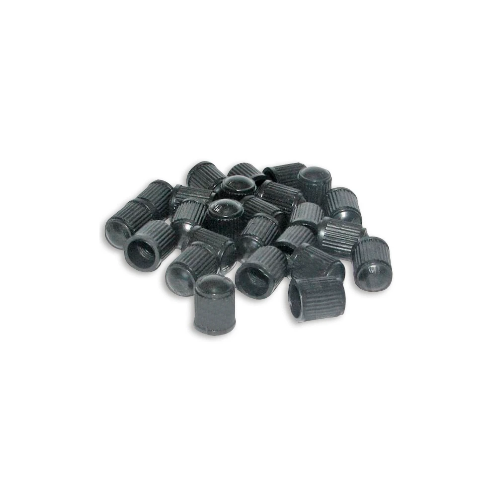 Ventildeckel Kunststoff (PVC) schwarz (25 Stück)