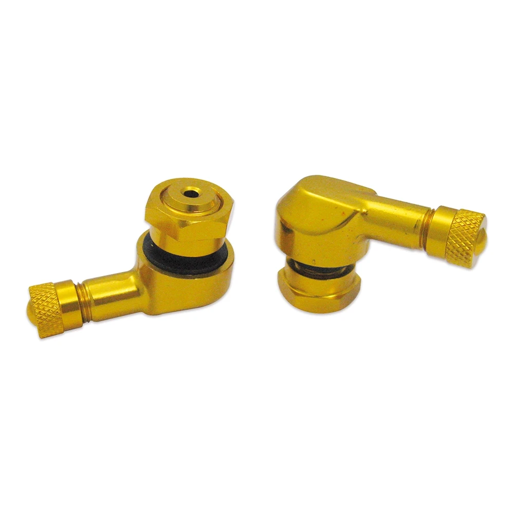 Ventile 90°/alu gold für Tubelessfelge (2 Stk.)