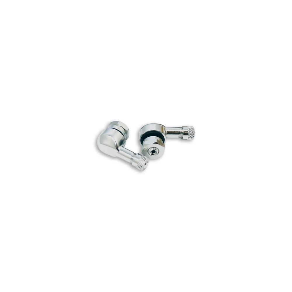 Ventile 90°/alu chrom für Tubelessfelge Ø8.3mm (2 Stk.)