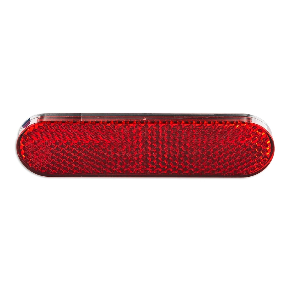 Rückstrahler oval/rot CE zum kleben