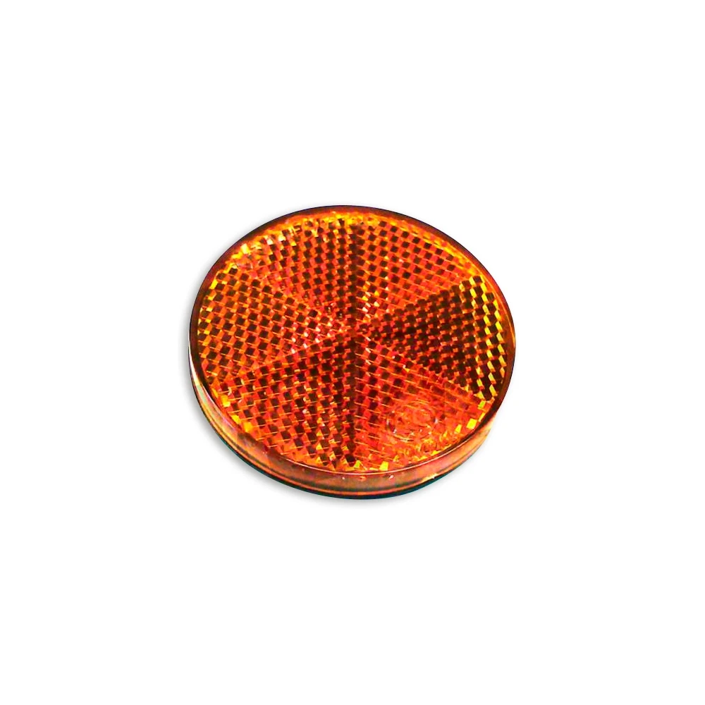 Rückstrahler rund/orange CE zum stecken 55mm