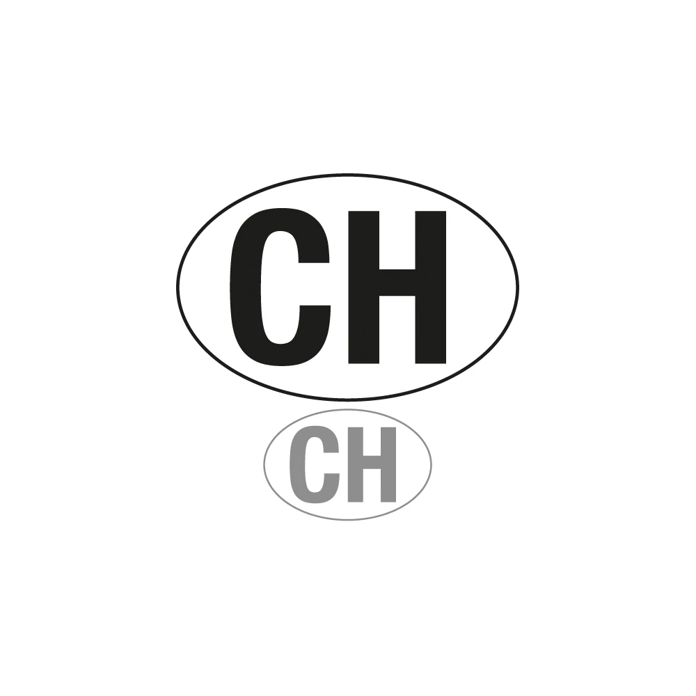 CH-Aufkleber 180x120mm (offizielle Grösse)