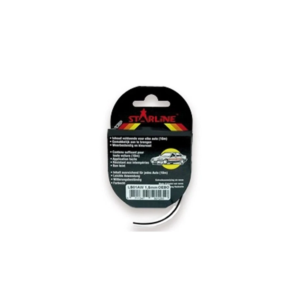 Felgenband 6mm/10m schwarz metallic